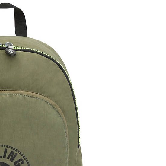 Olive Kipling Curtis Medium Backpacks | 243960OEG