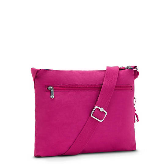 Pink Fuchsia Kipling Alvar Crossbody Bags | 435217FGB