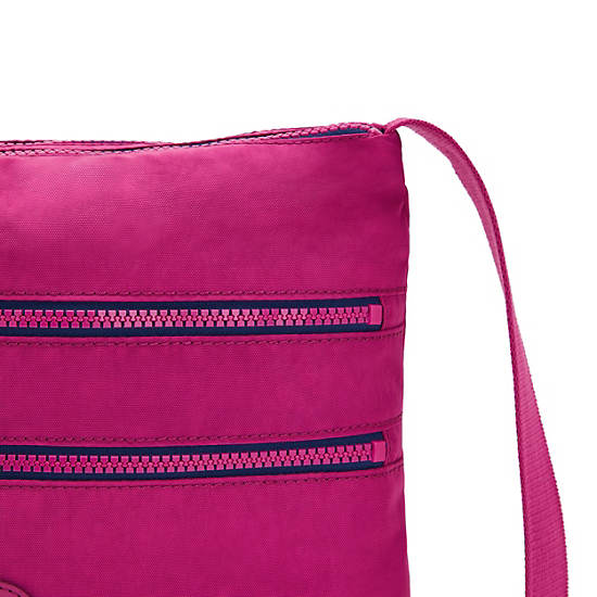 Pink Fuchsia Kipling Alvar Crossbody Bags | 435217FGB