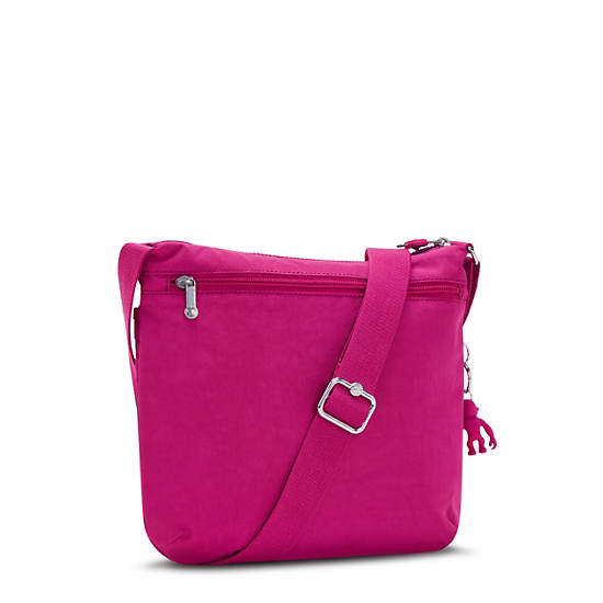 Pink Fuchsia Kipling Arto Crossbody Bags | 432160LCN