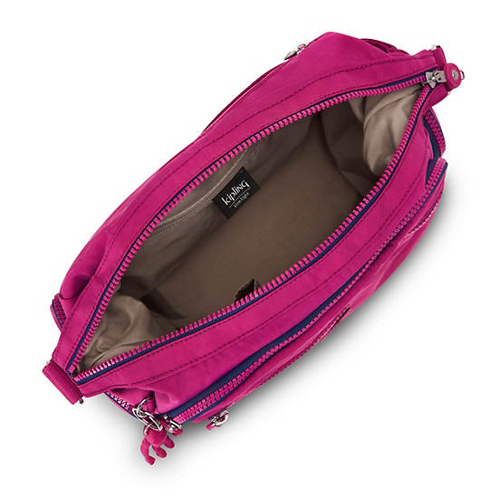 Pink Fuchsia Kipling Gabbie Crossbody Bags | 270943SYB