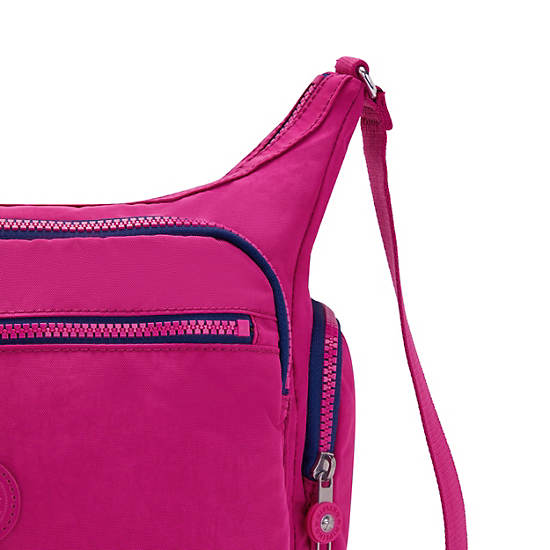 Pink Fuchsia Kipling Gabbie Crossbody Bags | 270943SYB