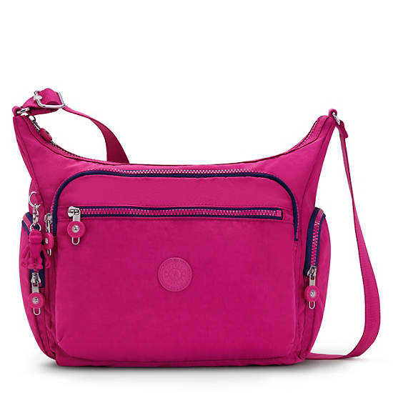 Pink Fuchsia Kipling Gabbie Crossbody Bags | 270943SYB