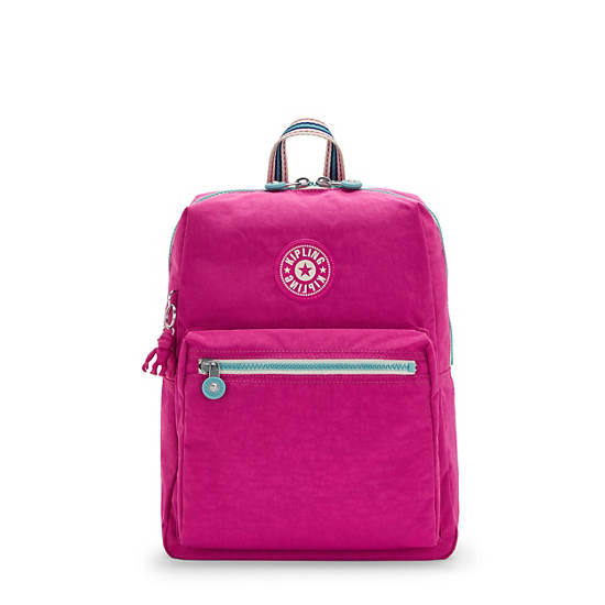 Pink Fuchsia Kipling Rylie Backpacks | 851270YCH