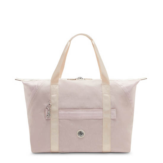 Pink Kipling Art Medium Fashion Tote Bags | 862915TOP