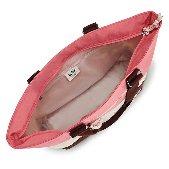 Pink Kipling Jodi M Tote Bags | 215043ZED