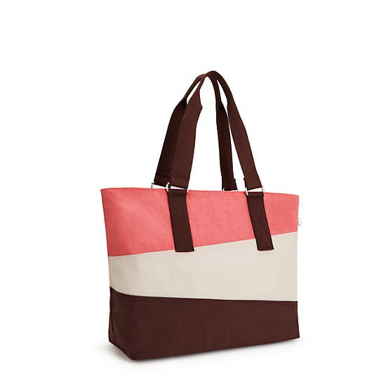 Pink Kipling Jodi M Tote Bags | 215043ZED