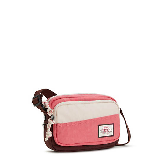 Pink Kipling Sisko Crossbody Bags | 260983NZW