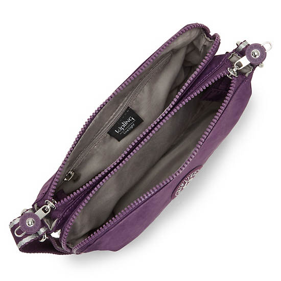 Purple Kipling Boyd Crossbody Bags | 378649WHQ