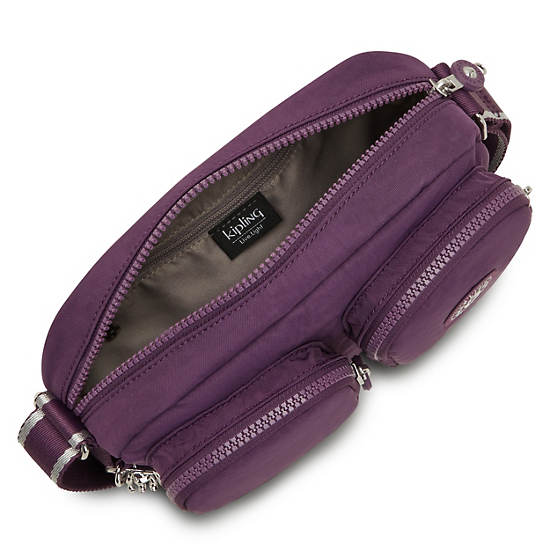 Purple Kipling Patti Crossbody Bags | 837109DLY