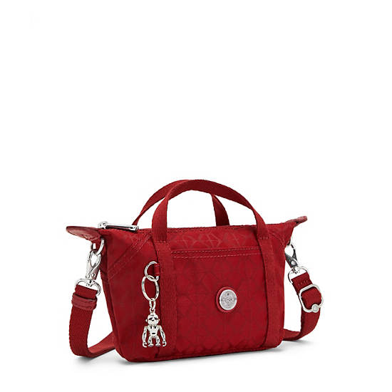 Red Kipling Art Compact Crossbody Bags | 247013JIC