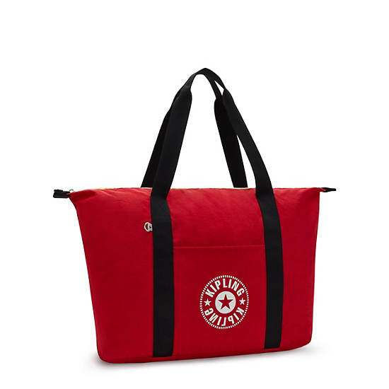 Red Kipling Art Medium Lite Tote Bags | 329184GCU