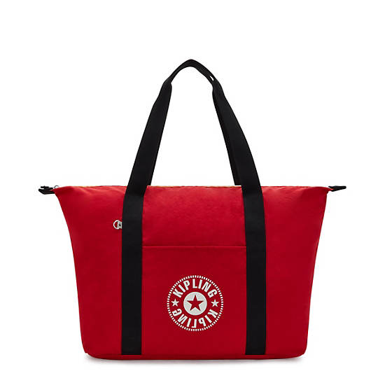 Red Kipling Art Medium Lite Tote Bags | 329184GCU