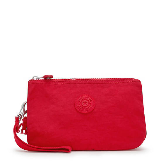 Red Kipling Creativity Extra Large Wristlet Handbag | 321569UXV