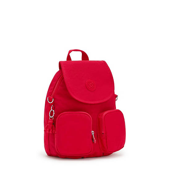 Red Kipling Firefly Up Convertible Backpacks | 567948XAS