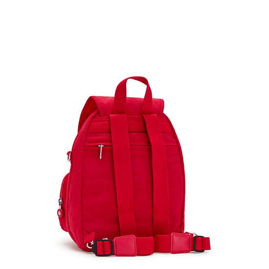 Red Kipling Firefly Up Convertible Backpacks | 567948XAS