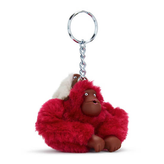 Red Kipling Mom And Baby Sven Monkey Keychain Accessories | 203678QZR