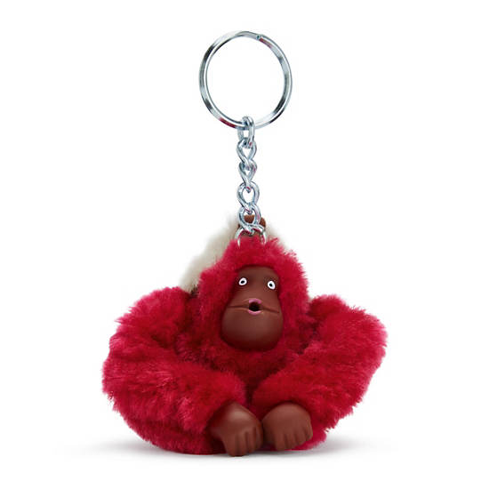 Red Kipling Mom And Baby Sven Monkey Keychain Accessories | 203678QZR