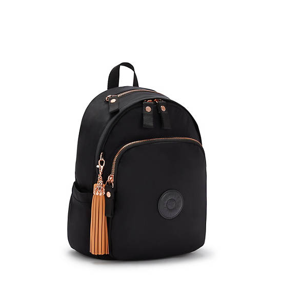 Rose Black Kipling Delia Classic Backpacks | 497526PHK