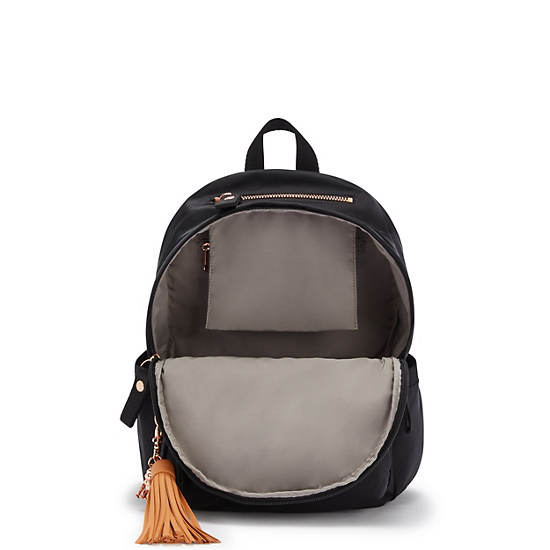 Rose Black Kipling Delia Classic Backpacks | 497526PHK