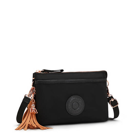 Rose Black Kipling Riri Crossbody Bags | 516320WRT