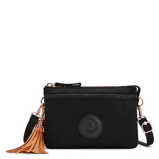 Rose Black Kipling Riri Crossbody Bags | 516320WRT