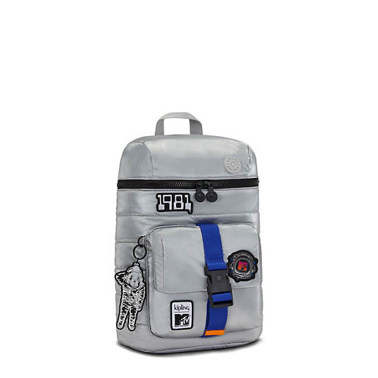 Silver Kipling Bosko MTV Backpacks | 275041PFW