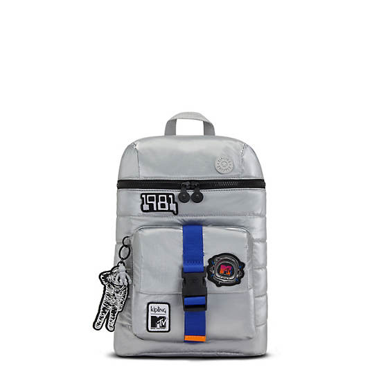 Silver Kipling Bosko MTV Backpacks | 275041PFW