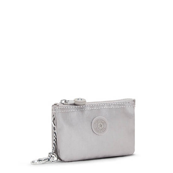 Silver Metal Kipling Creativity Mini Metallic Keychain Accessories | 215087MWR