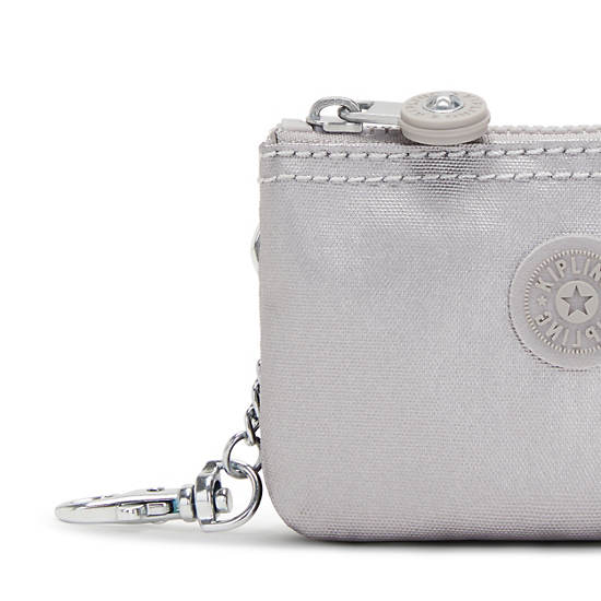 Silver Metal Kipling Creativity Mini Metallic Keychain Accessories | 215087MWR