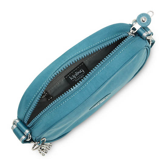 Turquoise Kipling Gema Crossbody Bags | 975081CRG