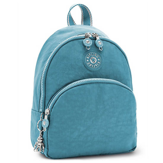 Turquoise Kipling Paola Small Backpacks | 185267PUG