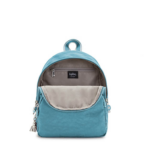 Turquoise Kipling Paola Small Backpacks | 185267PUG