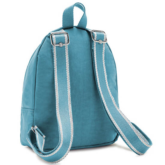 Turquoise Kipling Paola Small Backpacks | 185267PUG