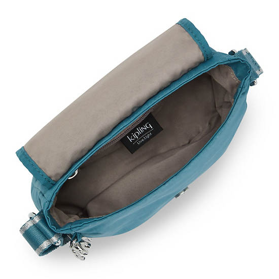 Turquoise Kipling Sabian Crossbody Mini Bag | 915648IAJ