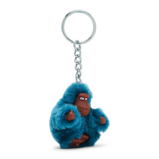 Turquoise Kipling Sven Extra Small Fashion Monkey Keychain Accessories | 935601FGR