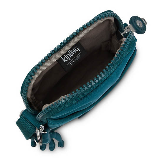 Turquoise Kipling Tally Crossbody Phone Bag | 543817HYT