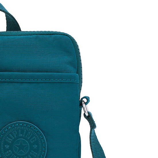 Turquoise Kipling Tally Crossbody Phone Bag | 543817HYT