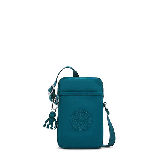 Turquoise Kipling Tally Crossbody Phone Bag | 543817HYT