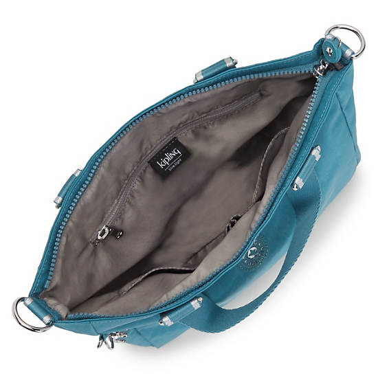 Turquoise Kipling Venla Tote Bags | 084579MDQ