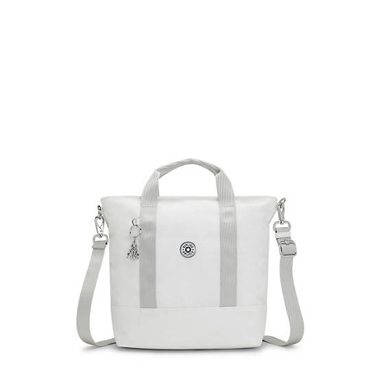 White Kipling Angel Tote Bags | 204187WFS