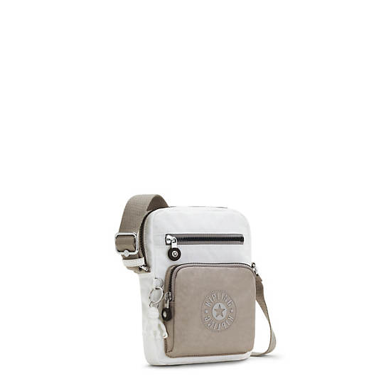 White Kipling Gunne Crossbody Bags | 531860YHF