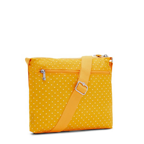 Yellow Kipling Alvar Printed Crossbody Bags | 840752WKD