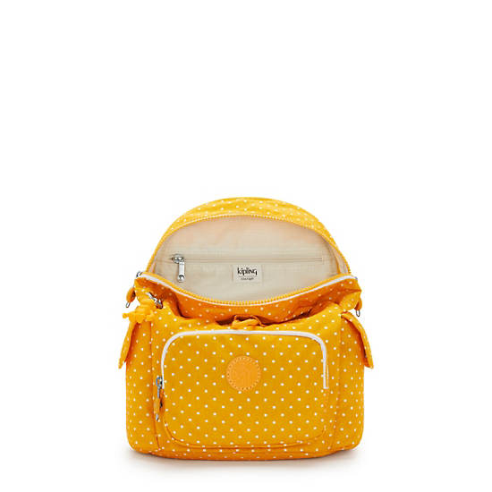 Yellow Kipling City Pack Mini Printed Accessories | 729014QAD