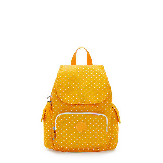 Yellow Kipling City Pack Mini Printed Accessories | 729014QAD