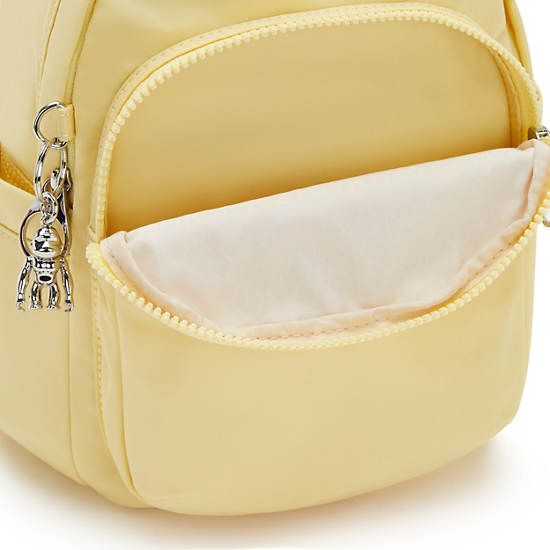 Yellow Kipling Delia Mini Backpacks | 896534WVS