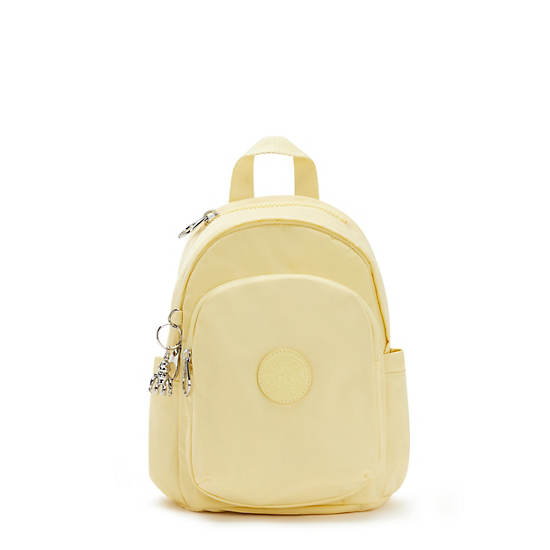 Yellow Kipling Delia Mini Backpacks | 896534WVS