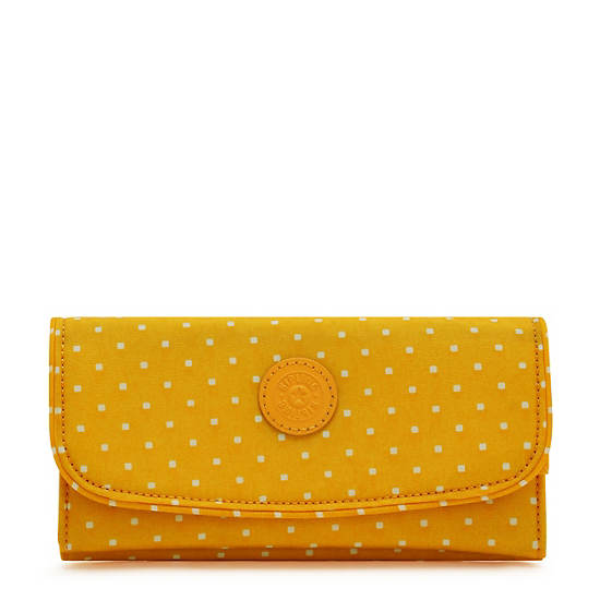 Yellow Kipling Money Land Printed Snap Accessories | 610932QXE