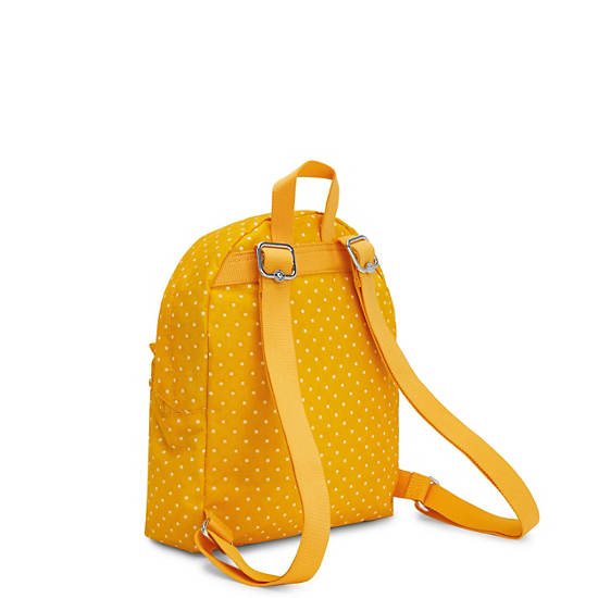 Yellow Kipling Reposa Printed Backpacks | 142937RMW