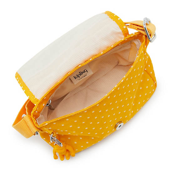 Yellow Kipling Sabian Classic Printed Crossbody Mini Bag | 259160RDG